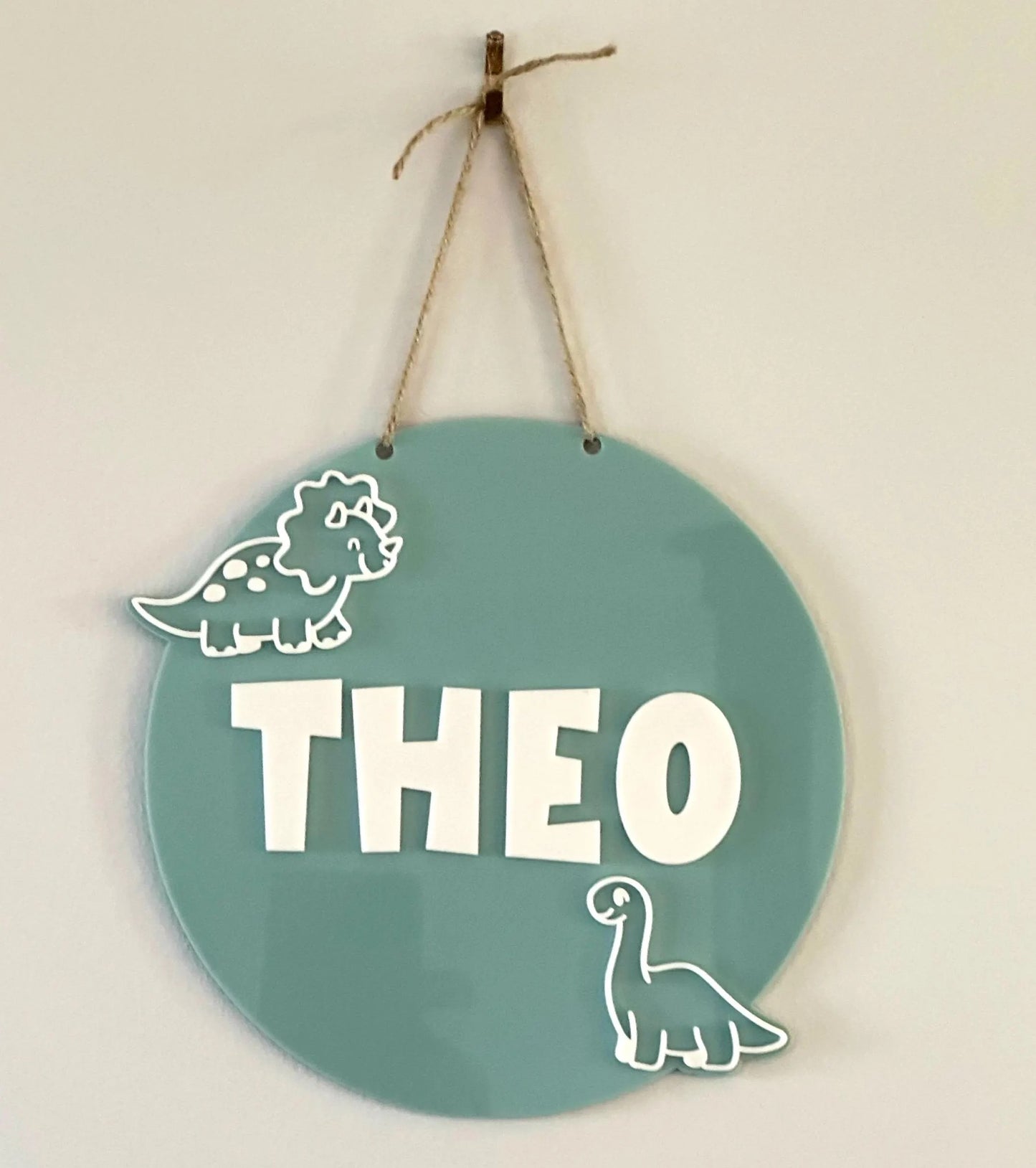 Dinosaur Name Sign