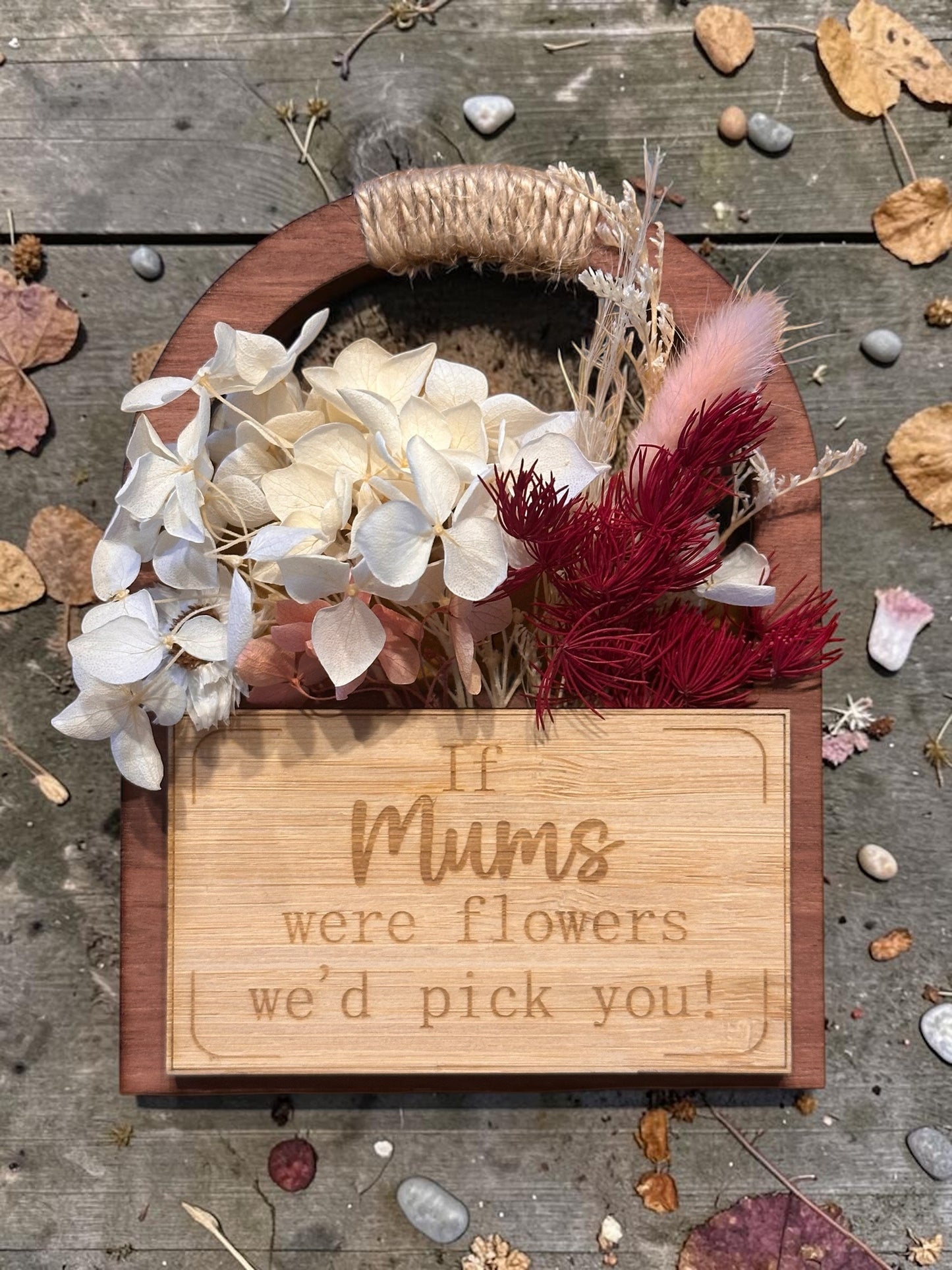 If Mum's were flowers Magnet Plaque - Cedar