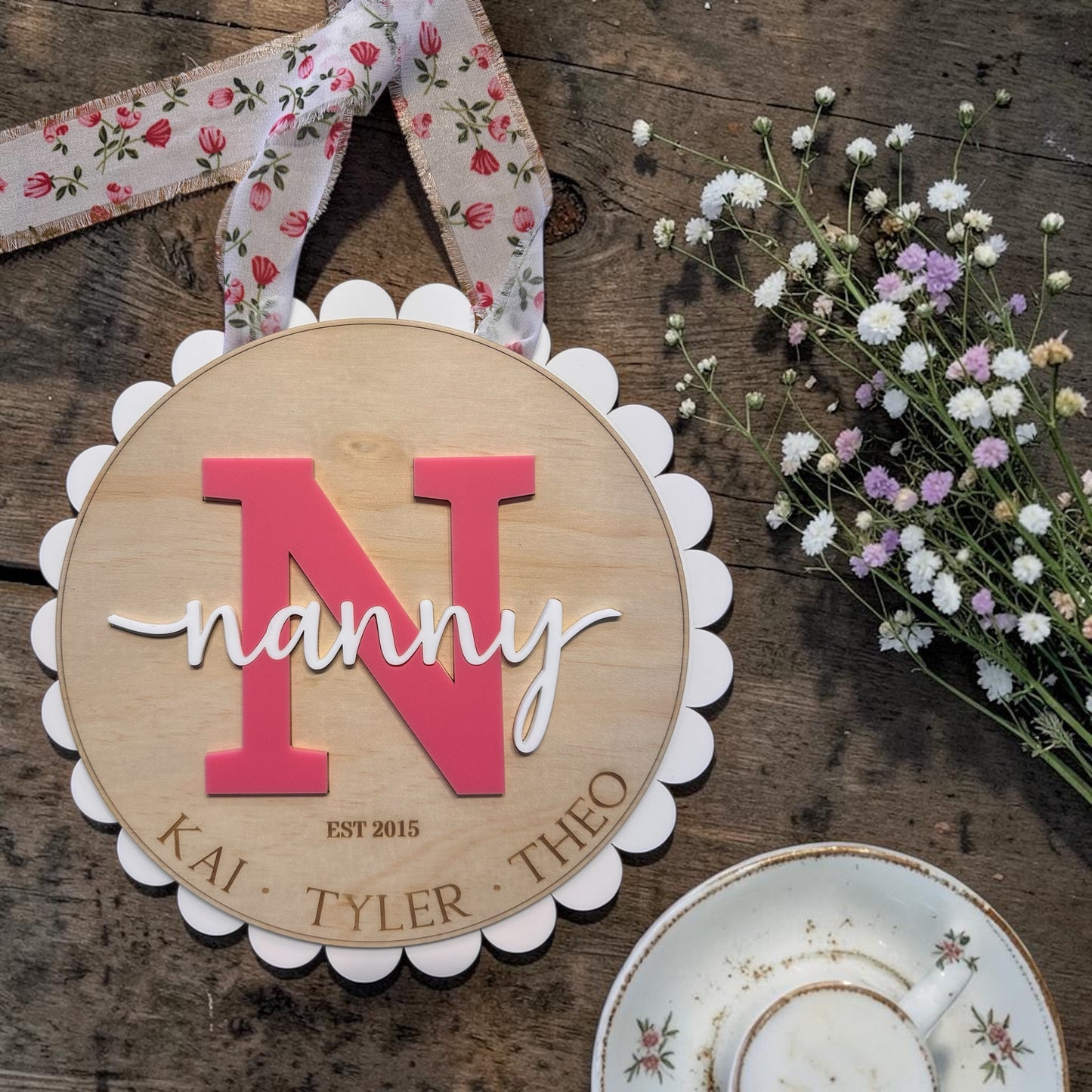 Personalised Monogram Sign