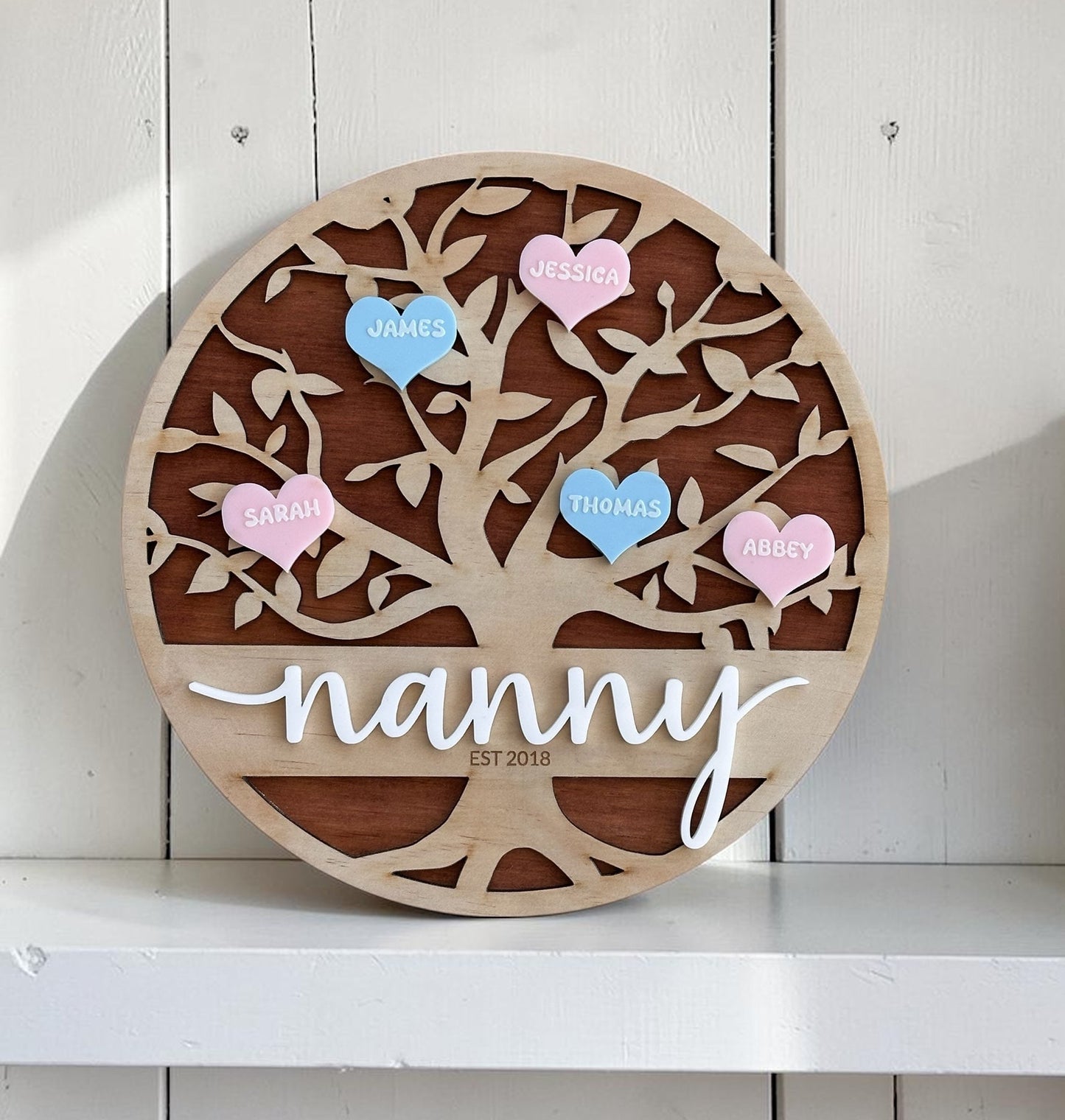 Personalised Family Tree Sign