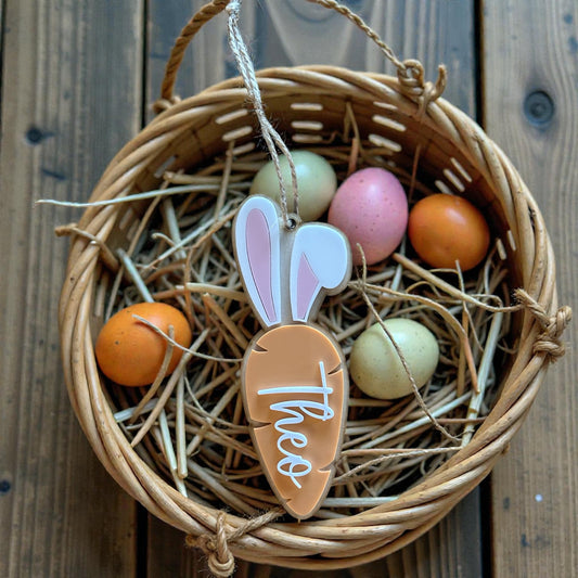 Carrot Easter Tag