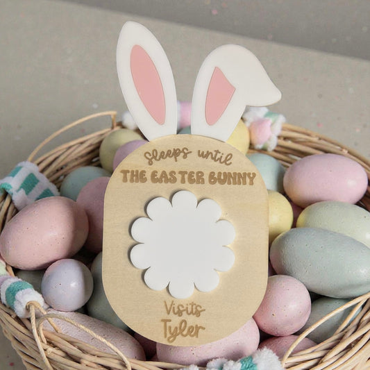 Easter Bunny Countdown Magnet