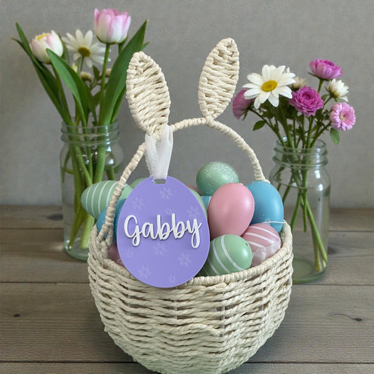 Easter Tag - Engraved Acrylic Egg