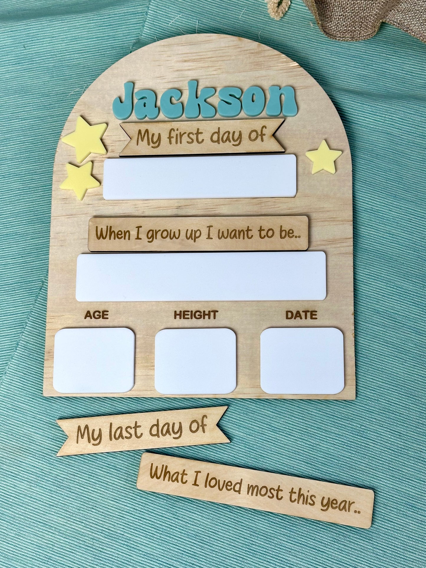 First/Last Day of School Board - Star Bundle