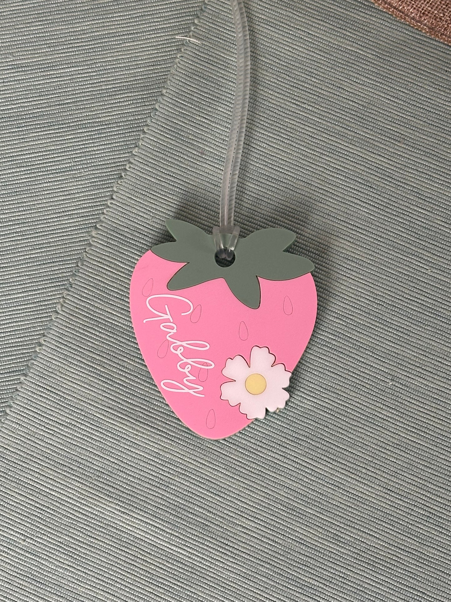 Strawberry Bag Tag