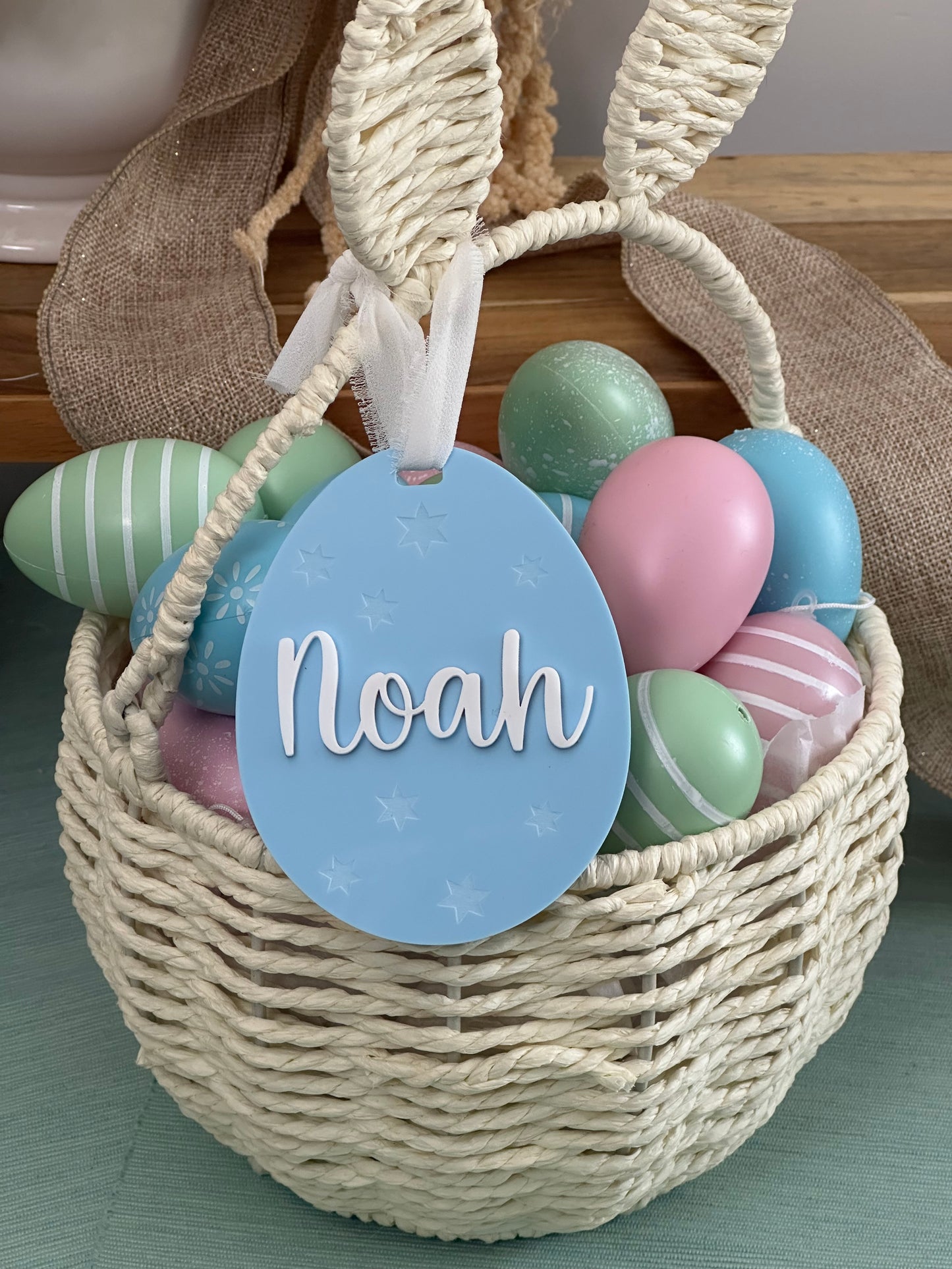 Easter Tag - Engraved Acrylic Egg