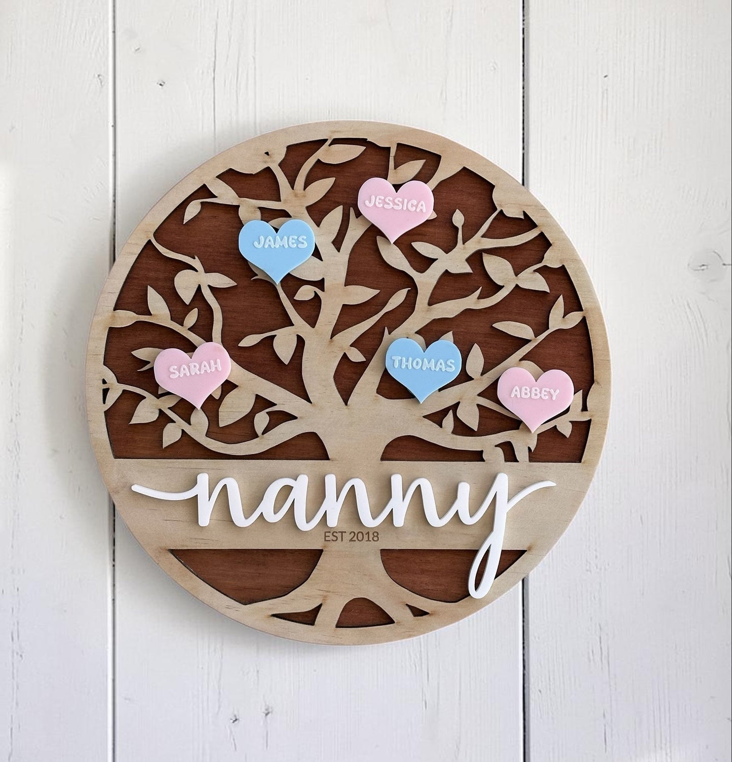 Personalised Family Tree Sign